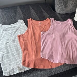 SO Women's Tank Tops - Light Gray, Rust, Lavender